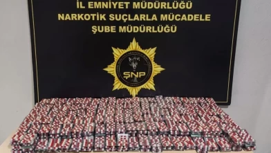 Şanlıurfa’da durdurulan araçtan 13 bin 100 uyuşturucu hap çıktı