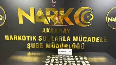 Aksaray’da 535 gram metamfetamini yutan 3 kurye tutuklandı