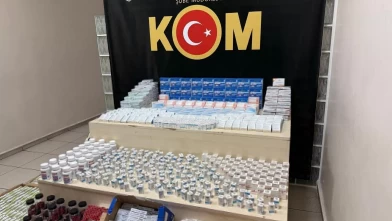 11 milyon liralık kaçak steroid ele geçirildi