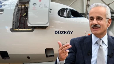 Ulaştırma Bakanı Uraloğlu’nun memleketi Düzköy, THY uçağına adını yazdırdı!