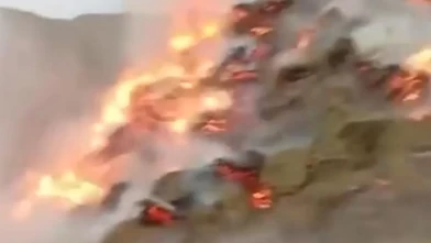 Erzurum'da şimşek çaktı, 3 mahallede yangın çıktı