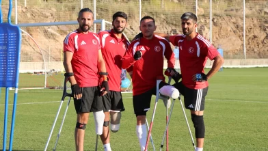 Ampute Milli Takımı'nın Dünya Kupası hazırlıkları Kayseri'de sürüyor
