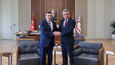 Cevdet Yılmaz'dan KKTC'de dikkat çeken görüşme!