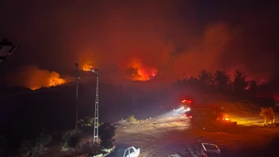 Adana Kozan'da orman yangınına müdahale sürüyor