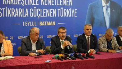 Bakan Tekin Batman’da konuştu! MHP Lideri Bahçeli’nin tarihi çıkışına dikkat çekti: 'Devrimci bir konuşma yaptı'