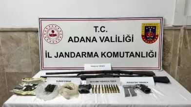 Adana’da silah ve uyuşturucu operasyonu: 5 gözaltı