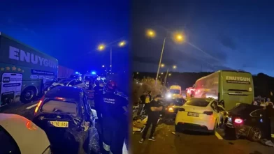 İstanbul-İzmir Otoyolu'nda zincirleme kaza!