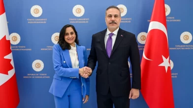 Bakan Fidan'dan Kanada Dışişleri Bakanı Anita Anand ile kritik görüşme