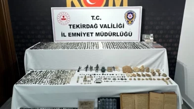 Tekirdağ’da tarihi eser kaçakçılığı operasyonu