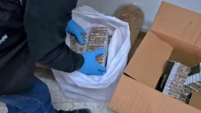Mersin’de kaçak tütün sevkiyatına darbe