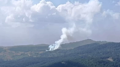 Kütahya’da otluk alanda başlayan yangın ormana sıçradı!