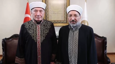 Diyanet İşleri Başkanı Arpaguş, Belarus Müftüsü ile görüştü!