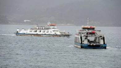 Bozcaada feribot seferlerine hava engeli