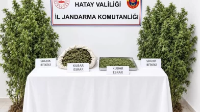 Hatay Altınözü’nde dron destekli uyuşturucu operasyonu