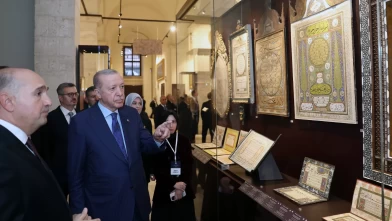 Cumhurbaşkanı Erdoğan, müzeyi gezdi