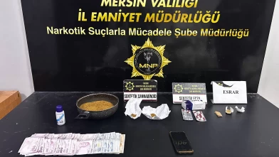 Mersin’de 177 gram sentetik uyuşturucu ele geçirildi