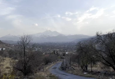 Erciyes’in eteklerinde sonbahar güzelliği