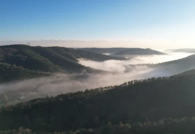 Arnavutköy Boğazköy’de sis masalı
