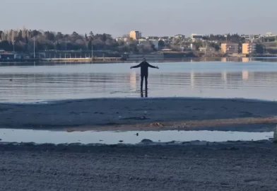 Tekirdağ’da deniz çekildi! Sahilde endişe yaratan görüntüler