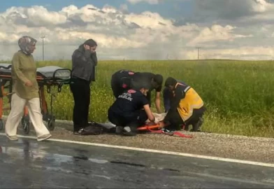 Diyarbakır-Silvan yolunda feci kaza!