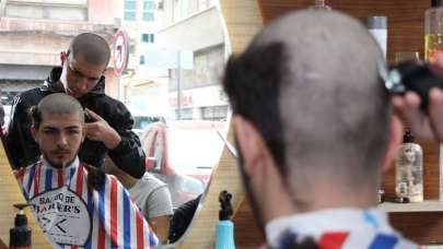 Kanser olan arkadaşları için saçlarını kazıttılar