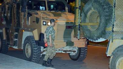 Suriye sınırına askeri sevkiyat