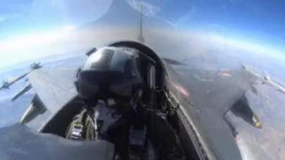 Bakanlık görüntü paylaştı! İşte terör hedeflerinin vurulma anı