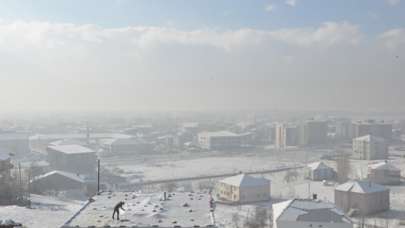 Görüntüler bugün Türkiye'de çekildi! Her yer bembeyaz oldu