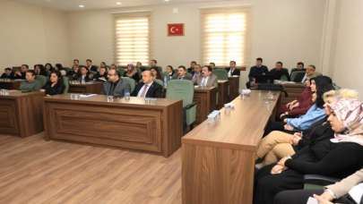 Belediye personellerine hizmet içi eğitim verildi