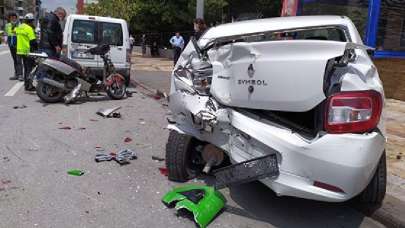 Kontrolden çıkan otobüs dehşet saçtı