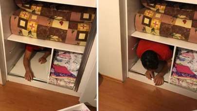 Polisten saklanan FETÖ'cü bakın nereden çıktı