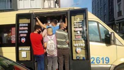 Korkutan görüntüler! Düşen bir daha biniyor