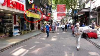 İş yeri sahibi pankartla gönülleri fethetti