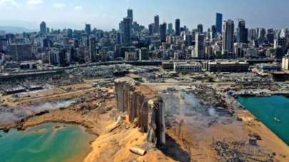 Patlamanın yarattığı şok dalgası görüntülendi