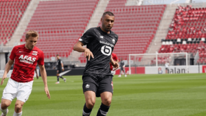 Burak, Lille'de ilk maçına çıktı