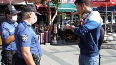 Maskesini takmayan gençten ilginç savunma!