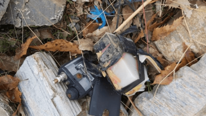 El yapımı patlayıcı ele geçirildi