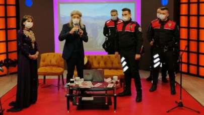 Canlı yayında ekipleri harekete geçiren ihbar!