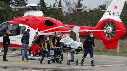 Samsun'daki hasta için ekipler seferber