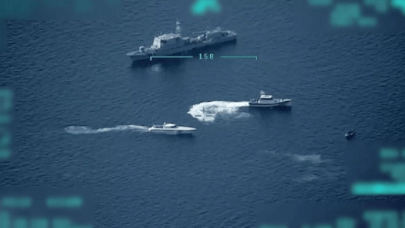 Türk askerlerini görünce böyle kaçtılar