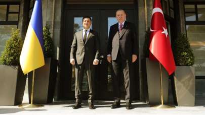 Cumhurbaşkanı Erdoğan Zelenskiy ile bir araya geldi