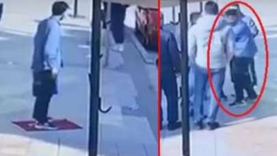 Türk Bayrağını yere serip üstüne çıktı!