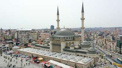 Taksim'deki cami cuma günü ibadete açılıyor