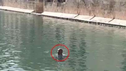 Balıklıgöl'deki adamı çıkarmak için seferber oldular!