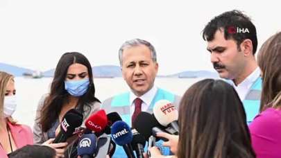 İstanbul Valisi Yerlikaya, temizlenen müsilajın miktarını açıkladı