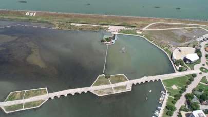 Büyükçekmece Gölü'nün rengi değişti, ölü balıklar kıyıya vurdu