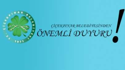 Çiçekpınar Belediyesi'nden açıklama: Gövdemizi taşın altına koymuş bulunmaktayız