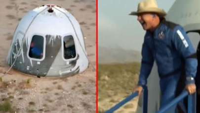 11 dakikada uzaya gidip geldi