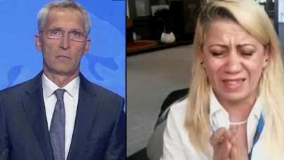 Stoltenberg'in zor anları! Gözyaşları içinde sordu