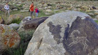 Yeryüzündeki en eski sanat eseri: Çolpon-Ata Petroglifleri